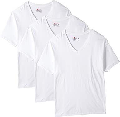 Hanes tag less V Neck T-Shirts (3 pk) Online Sale