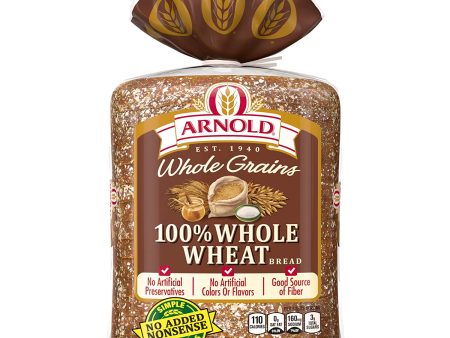 Arnold 100% Wheat Bread 2 pk Sale