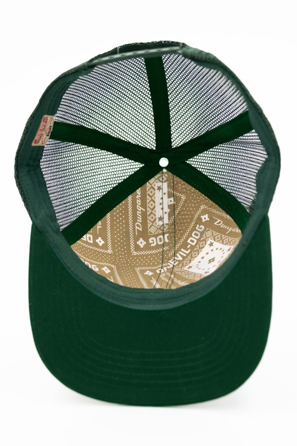 6 Panel Adjustable Cap- Spruce Trucker For Sale