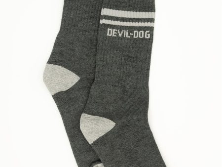 Athletic Socks-Charcoal Discount