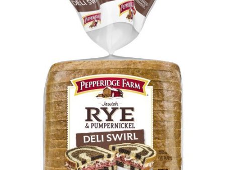 Pepperidge Farm Jewish Rye & Pumpernickel Deli Swirl Bread, For Cheap