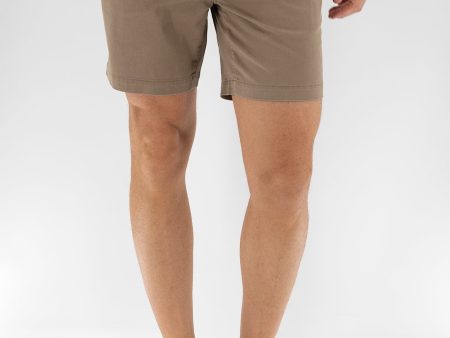 Chino Short 7  - Dark Khaki Online Hot Sale