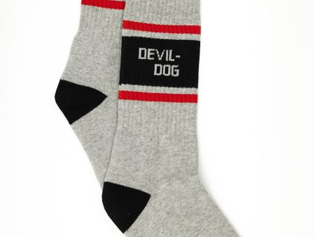 Athletic Socks-Medium Grey Sale