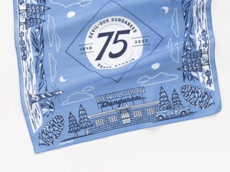 75 Year Printed Bandana Online now