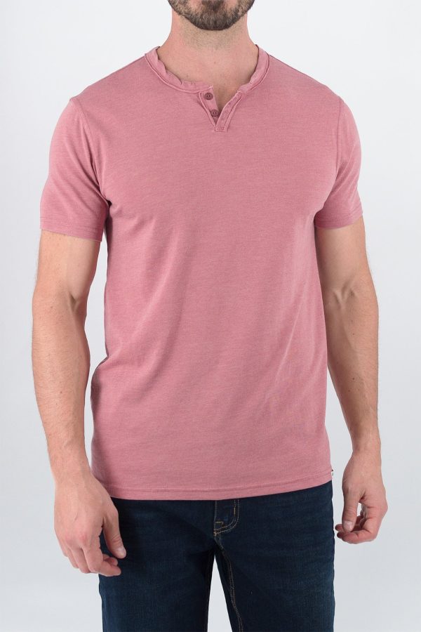 Burnout Henley - Withered Rose Online Sale