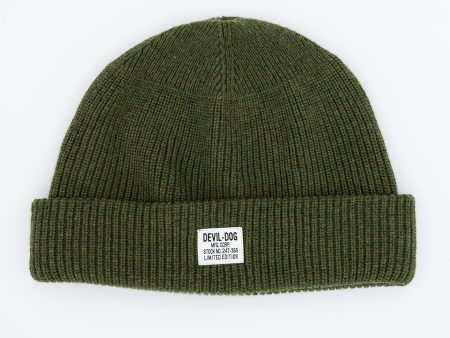 Knit Beanie - Olive Heather Supply