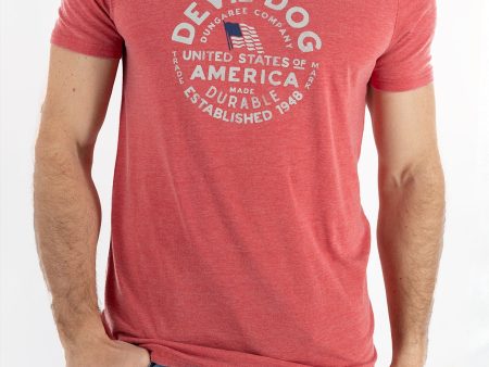 Graphic T-Shirt - USA Stamp Discount