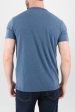 Burnout Henley - Ensign Blue For Discount