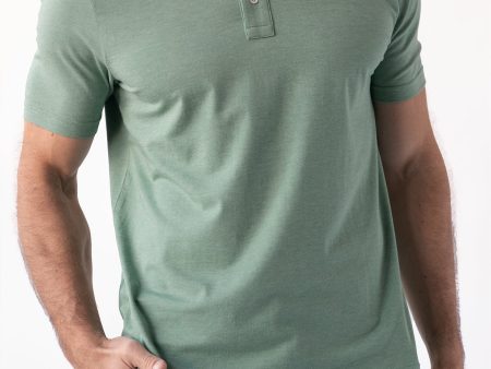 Feeder Stripe Polo - Farmer Sage Fashion