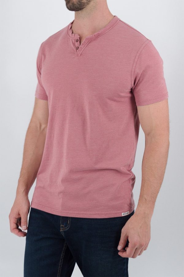 Burnout Henley - Withered Rose Online Sale