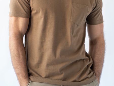 Pocket Tee - Nature Tan Online now