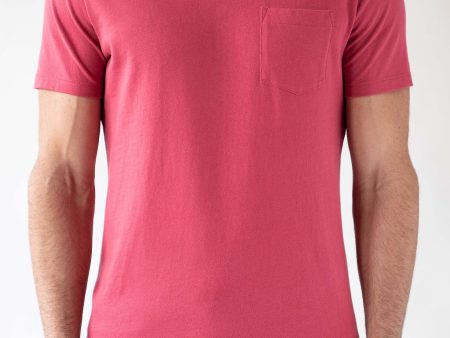 Pocket Tee - Brick Red Online