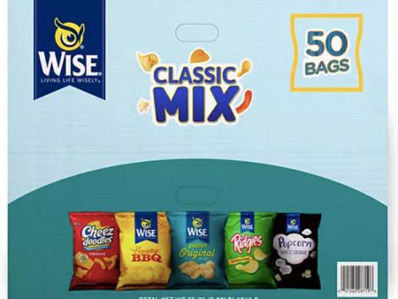 Wise Variety Pack 50ct $0.51 each ( Best Monthly Value Buy) Supply