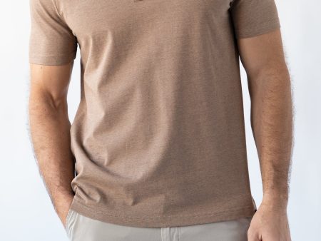 Feeder Stripe Polo - Nature Tan Online Sale